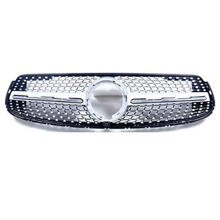 Frontgrill Diamond Silver (til GLC 43 AMG/GLC 63 AMG/AMG-Line 2019-2022) Mercedes GLC Coupé C253 2016–2023 foto 2