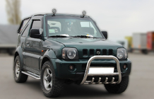 Suzuki Jimny 1998–2018 Bullbar F2-01 (rustfrit stål) foto 2