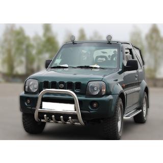 Bullbar F2-01 (rustfrit stål) Suzuki Jimny 1998–2018 foto 3
