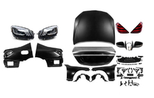 Mercedes S-Klasse W221 2005–2013 Restylingkit til W222 (uden kofangere) foto 1