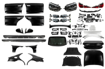 Mercedes S-Klasse W221 2005–2013 Restyling-kit til W223 med dørhåndtag og indsatslister (uden kofangere) foto 1