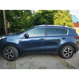 Tagbøjler (tværstænger) til integrerede tagrælinger, låsbare WingCarrier V2 (2 stk.) Kia Sportage 2015–2021 foto 1