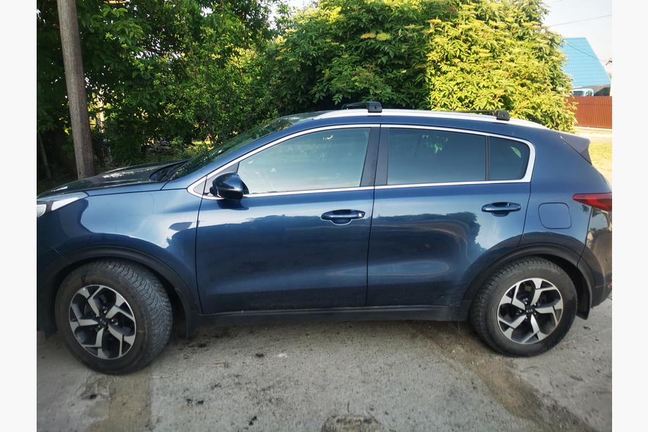 Kia Sportage 2015–2021 Tagbøjler (tværstænger) til integrerede tagrælinger, låsbare WingCarrier V2 (2 stk.) Grå Image