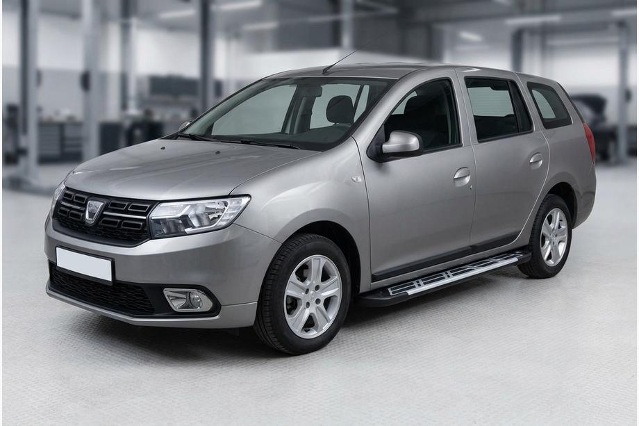 Renault Logan MCV 2013–2022 Sunrise sidetrin (2 stk., aluminium) Image