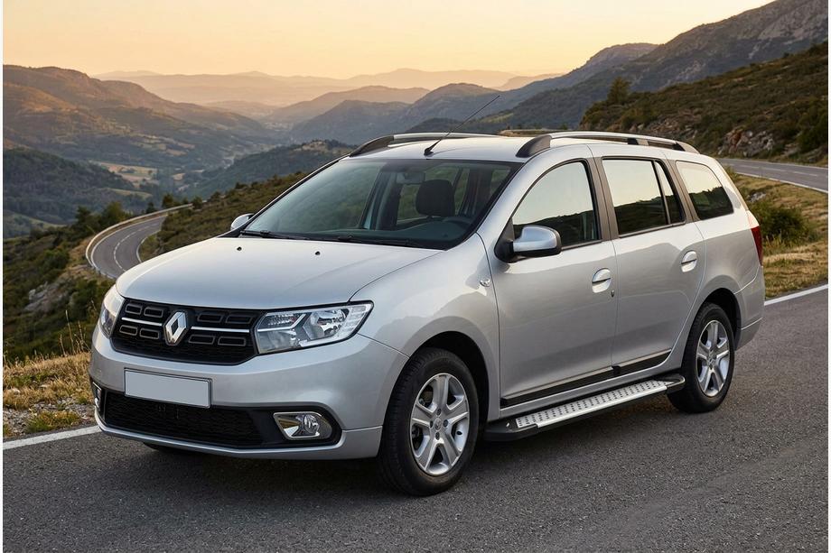 Renault Logan MCV 2013–2022 Sidetrin Allmond Grey (2 stk., aluminium) Image