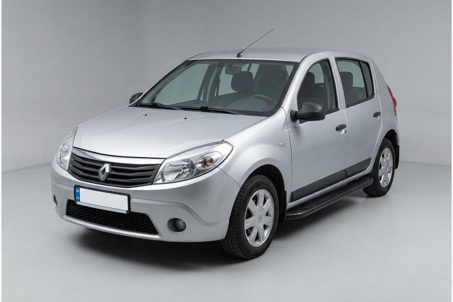 Dacia Sandero 2007–2013 Sidetrin Bosphorus Black (2 stk., aluminium) Image