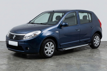 Renault Sandero 2007–2013 Sidetrin Line (2 stk., aluminium) foto 1