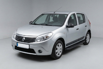 Renault Sandero 2007–2013 Sidetrin Bosphorus Black (2 stk., aluminium) foto 1
