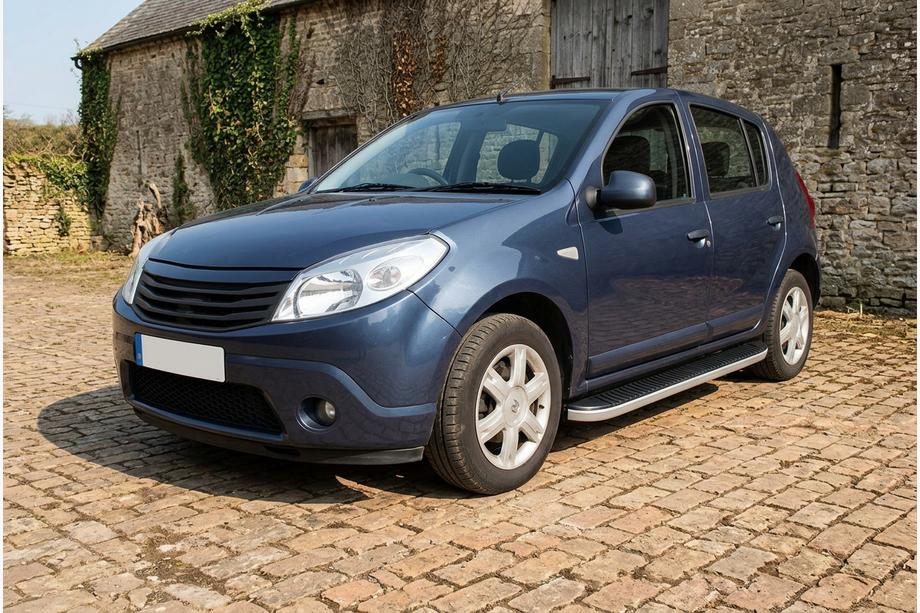Renault Sandero 2007–2013 Sidetrin Tayga Grey (2 stk., aluminium) Image