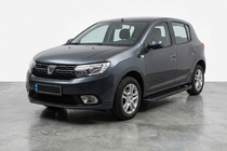 Renault Sandero 2013–2022 Allmond Black sidetrin (2 stk., aluminium) foto 1