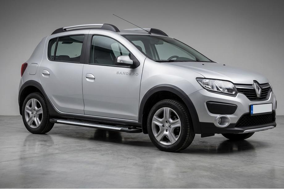 Renault Sandero 2013–2022 Sidetrin Line (2 stk., aluminium) Image