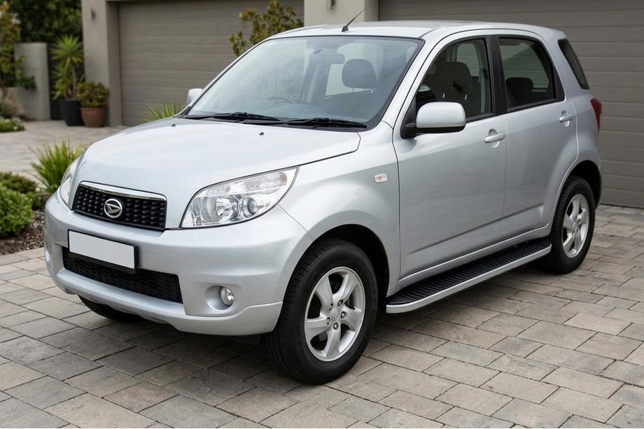 Daihatsu Terios 2006–2017 Sidetrin Tayga Grey (2 stk., aluminium) Image