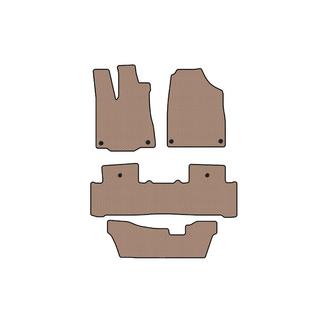 Carsuit gummimåtter til kabine (3 rækker, beige) foto 1
