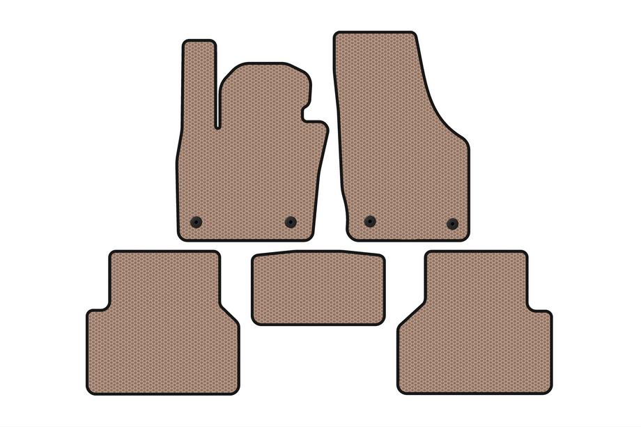 Audi Q3 2011–2019 Gummimåtter Carsuit (Beige) Image