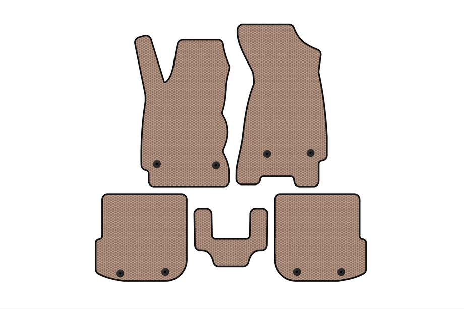 Audi A4 B5 1994–2001 Gummimåtter Carsuit (Sedan, beige) Image