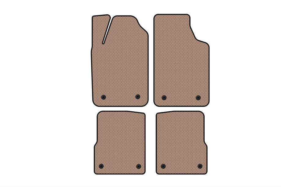 Audi A2 1999–2005 Gummimåtter Carsuit (HB, beige) Image