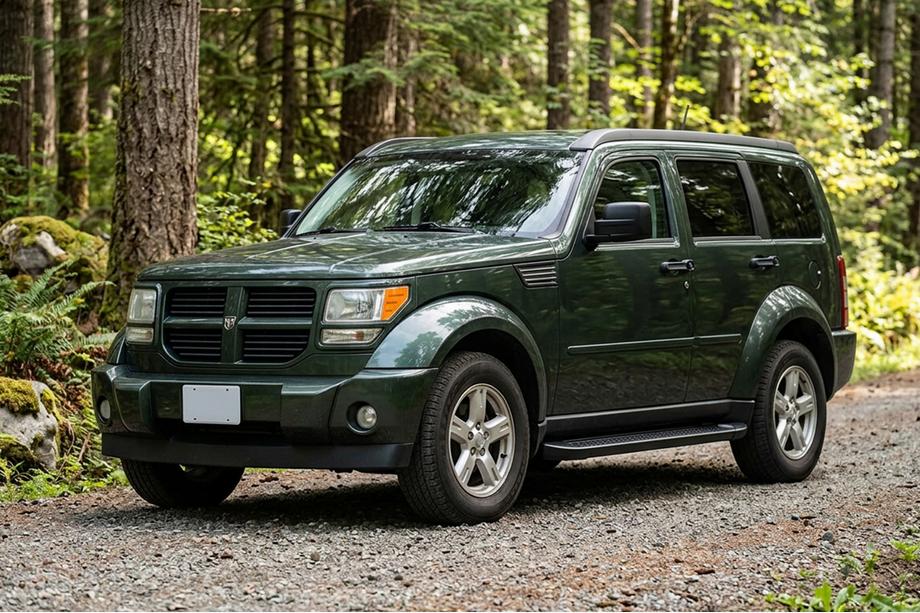Dodge Nitro 2006–2011 Allmond Black sidetrin (2 stk., aluminium) Image
