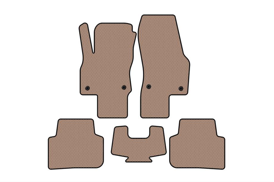 Audi Q3 2019–2025 Gummimåtter Carsuit (Beige) Image