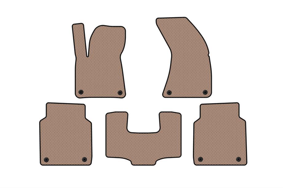 Audi A8 2010–2018 Gummimåtter Carsuit (Long, beige) Image