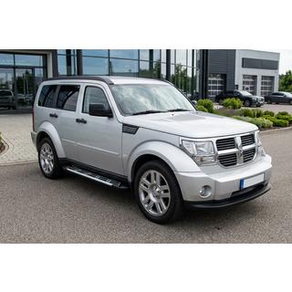 Sunrise sidetrin (2 stk., aluminium) Dodge Nitro 2006–2011 foto 1