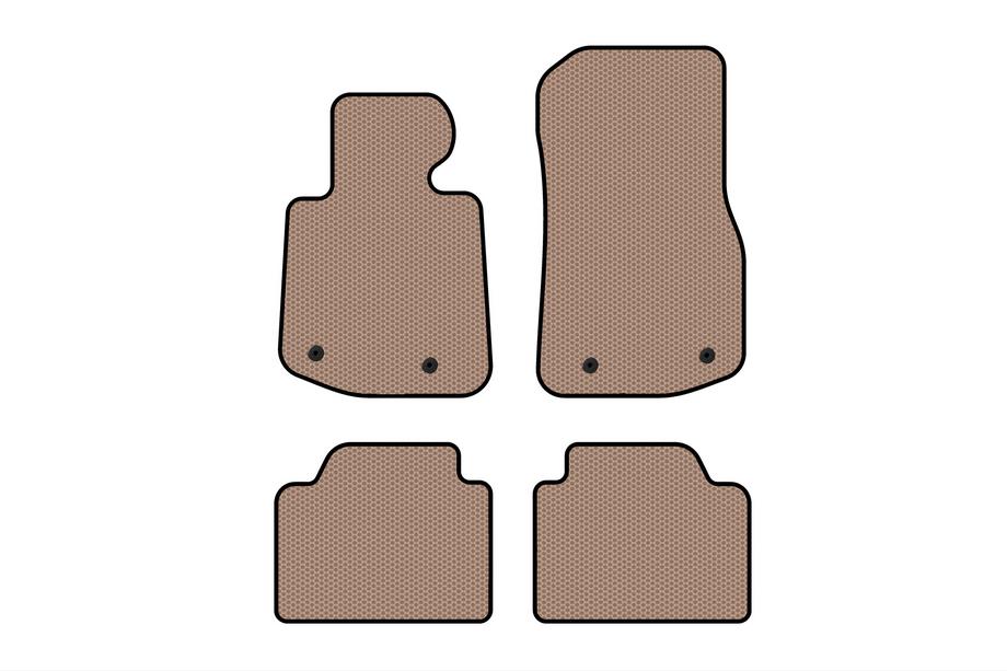 BMW 4-serie F32/F33/F36 2012–2020 Gummimåtter Carsuit V2 (Beige) Foto 1