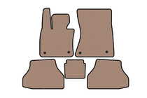 BMW X6 E71 2008–2014 Gummimåtter til kabinen Carsuit V-2 (Beige) foto 1