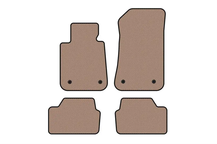 BMW 1-serie E81/E82/E87/E88 2004–2011 Gummimåtter Carsuit (Beige) Image