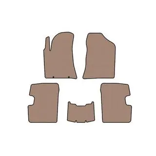 Gummimåtter Carsuit (SD, beige)