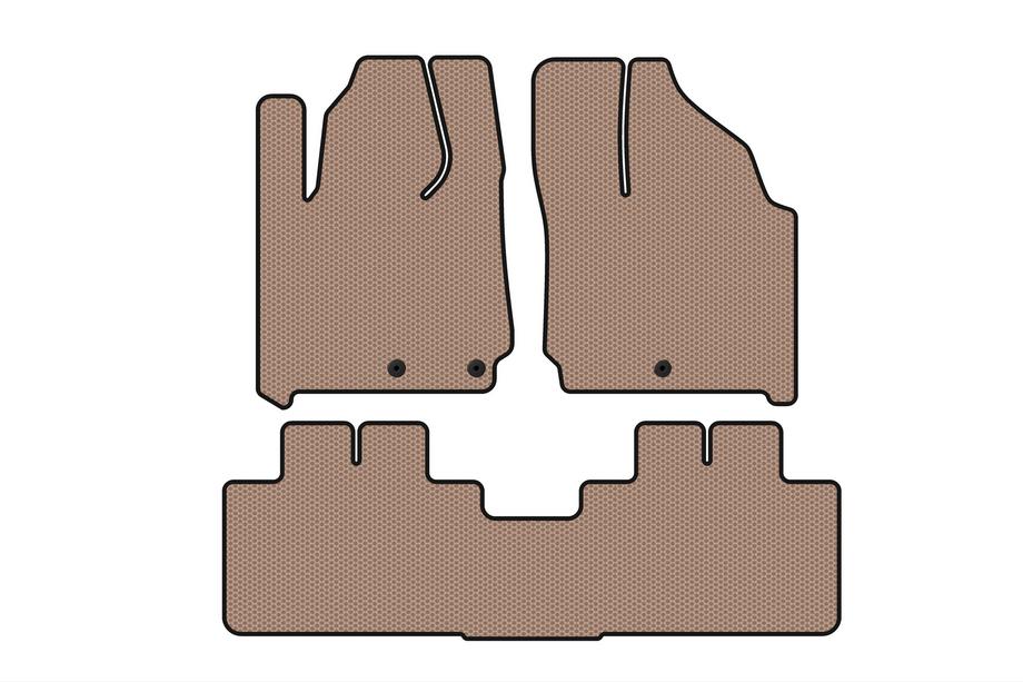 Cadillac SRX 2010–2016 Gummimåtter Carsuit (beige) Image
