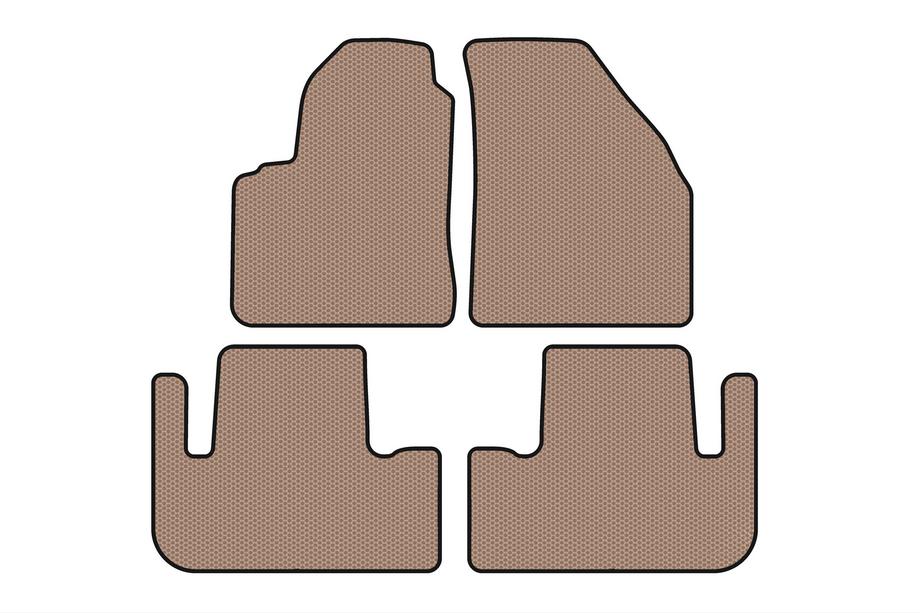 Chevrolet Tacuma/Rezzo 2000–2008 Gummimåtter Carsuit (Beige) Image