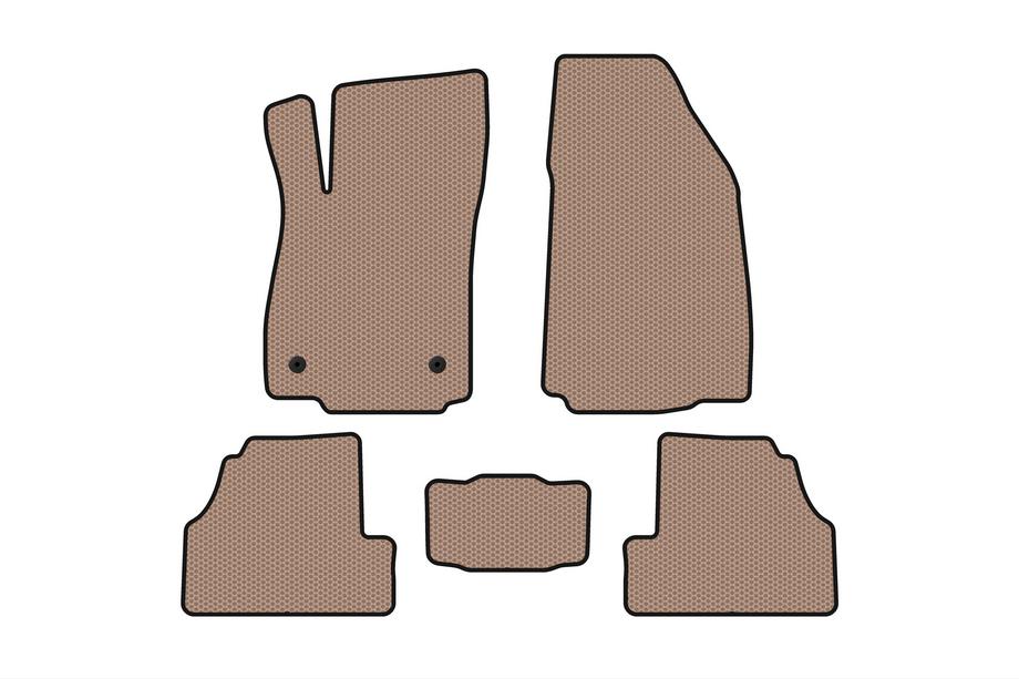 Chevrolet Trax 2012–2023 Gummimåtter Carsuit (2012-2019, beige) Image