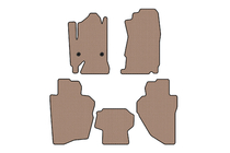 Chevrolet Silverado 2013–2019 Gummimåtter Carsuit (Beige) foto 1