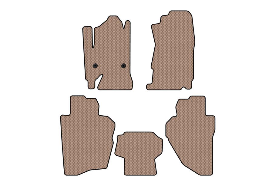 Chevrolet Silverado 2013–2019 Gummimåtter Carsuit (Beige) Image