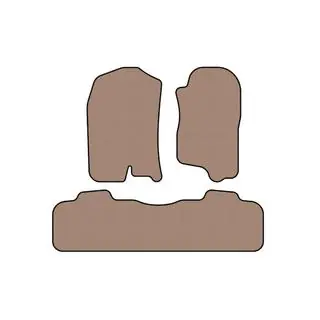 Gummimåtter Carsuit (2 rækker, 2007-2014, beige)
