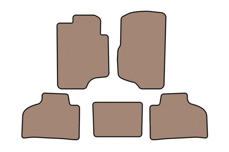 Chevrolet Silverado 2007–2013 Gummimåtter Carsuit (Beige) Image