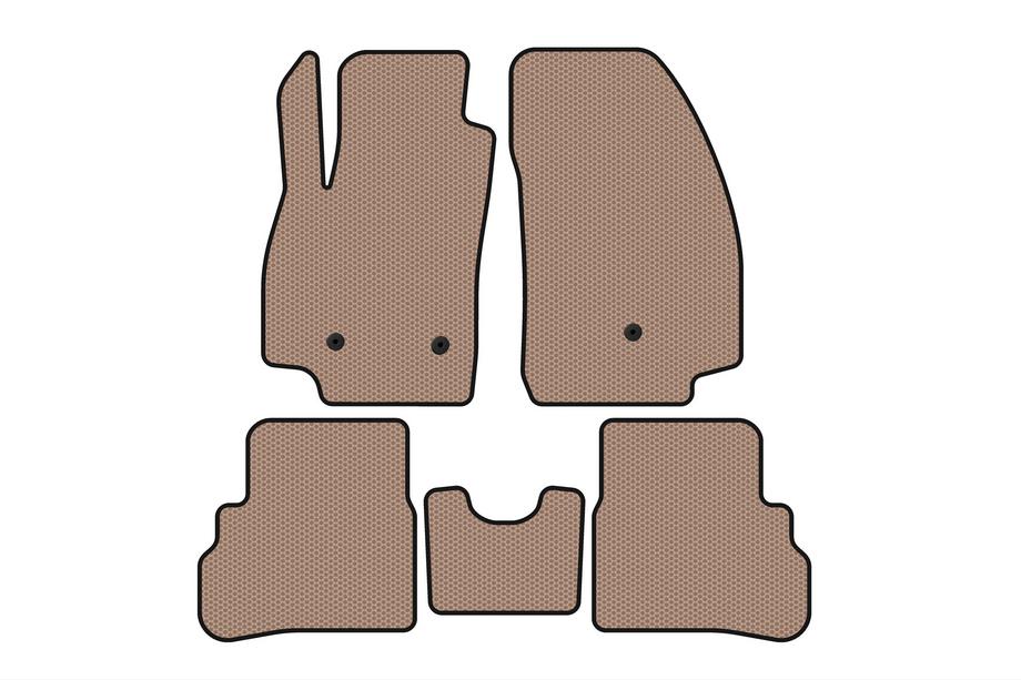 Chevrolet Spark 2015–2023 Gummimåtter Carsuit (2018-2023, beige) Image