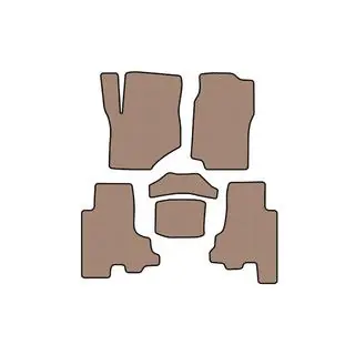 Gummimåtter Carsuit (Beige)