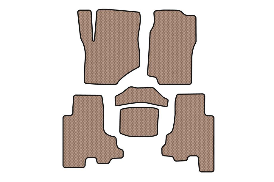 Chevrolet Trailblazer 2002–2012 Gummimåtter Carsuit (Beige) Foto 1