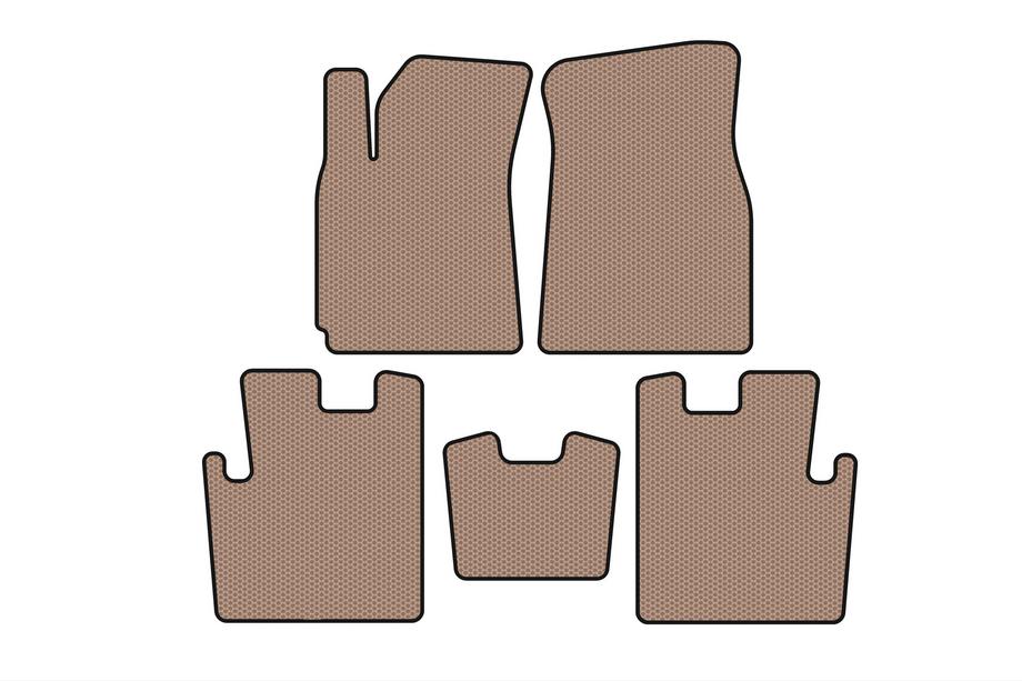 Chery Tiggo 1 2005–2016 Carsuit gummimåtter til kabinen (2009-2013, beige) Image