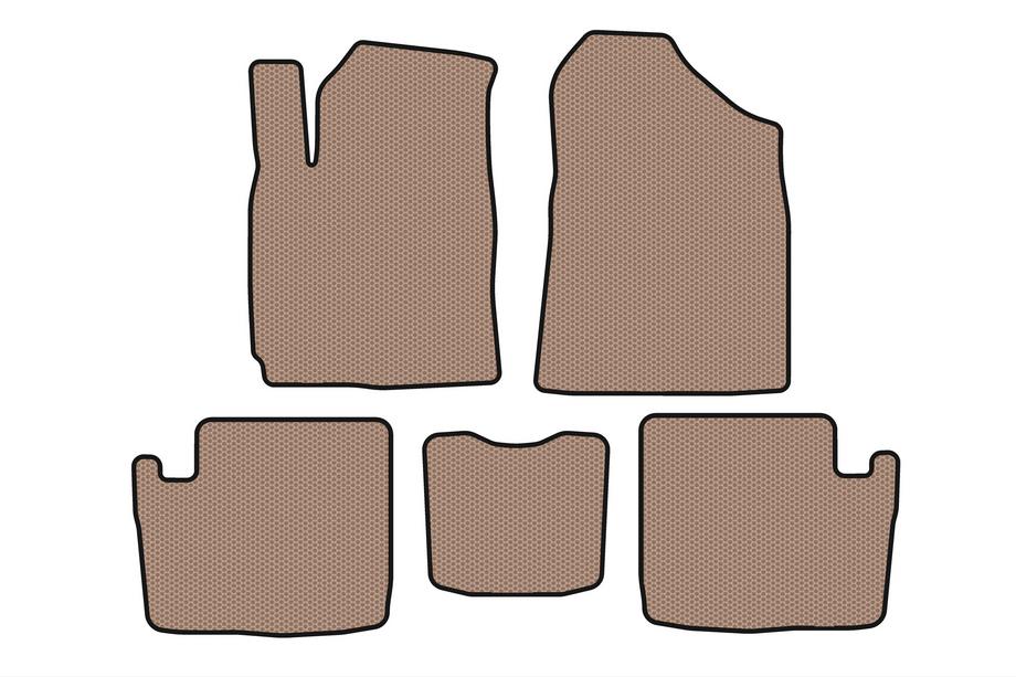 Chery Tiggo 1 2005–2016 Gummimåtter Carsuit (2005-2009, beige) Image