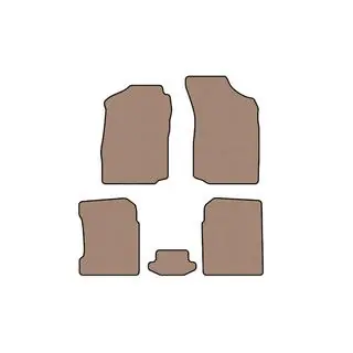 Gummimåtter Carsuit (Beige)
