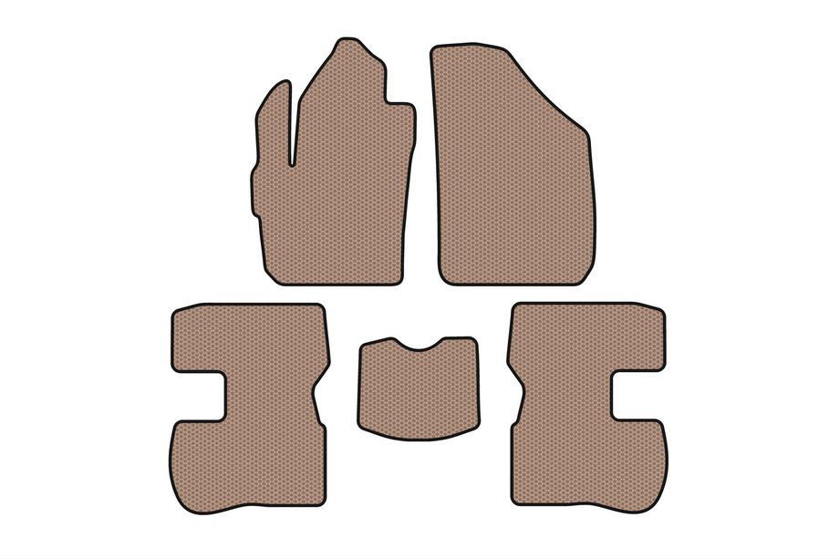Chery Kimo 2007–2015 Gummimåtter Carsuit (Beige) Image