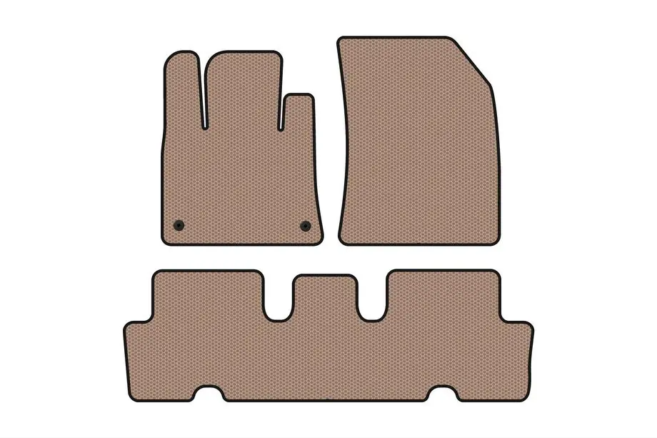 Citroen C-4 Picasso 2013–2022 Gummimåtter Carsuit V1 (2 rækker, beige) Image
