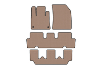 Citroen C-4 Picasso 2013–2022 Gummimåtter Carsuit V1 (3 rækker, beige) foto 1