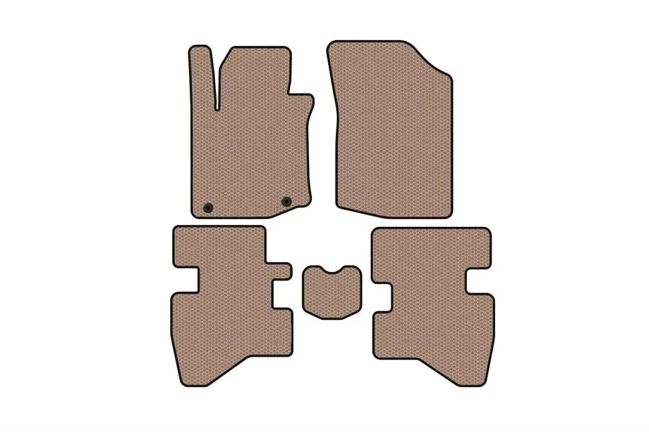 Citroen C-1 2005–2014 Gummimåtter Carsuit (HB, beige) Image