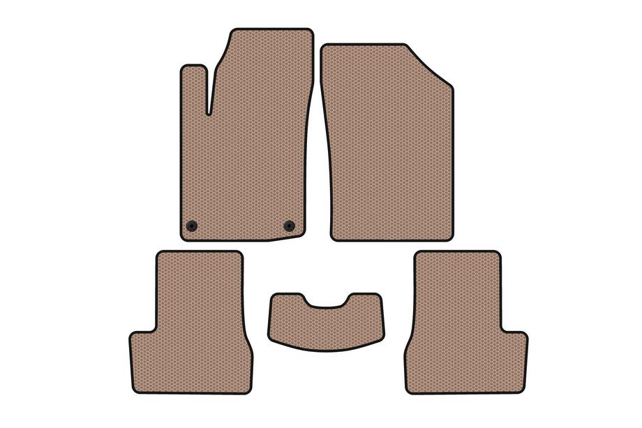 Citroen C-3 2009–2016 Gummimåtter Carsuit (HB, beige) Image