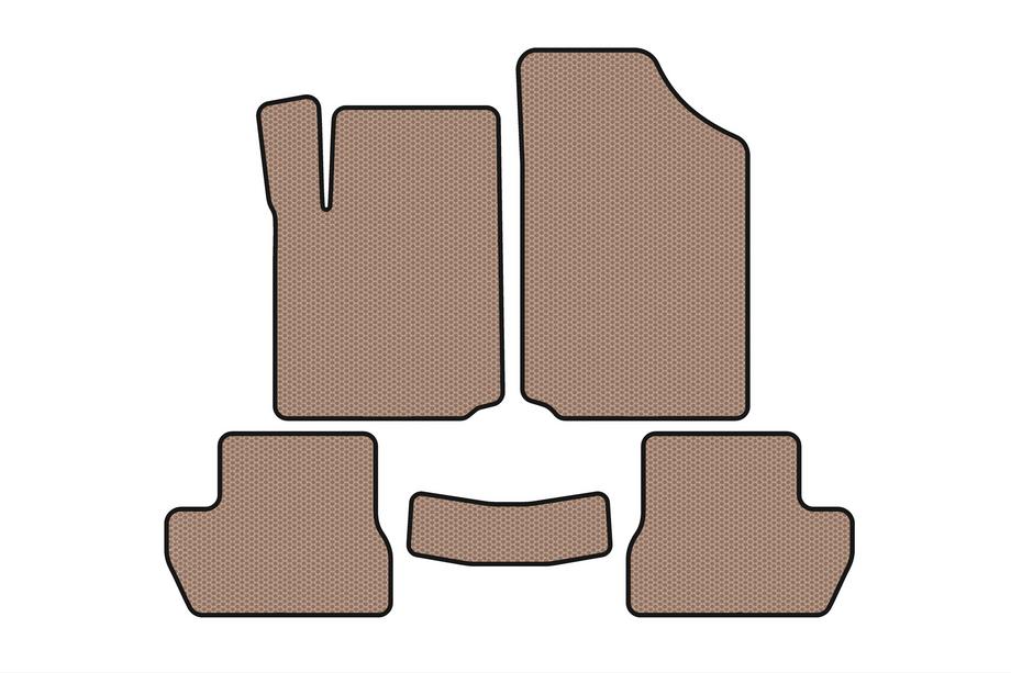 Citroen C-2 2003–2009 Gummimåtter Carsuit (Beige) Image