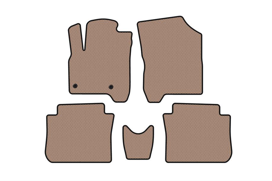 Citroen C-3 Picasso 2010–2017 Gummimåtter Carsuit (Beige) Image