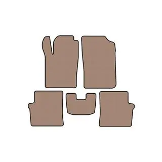Gummimåtter Carsuit (HB, 5-dørs, beige)