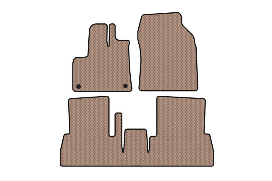 Citroen Berlingo/Multispace 2018– Gummimåtter Carsuit (manuelt gear, beige) Image